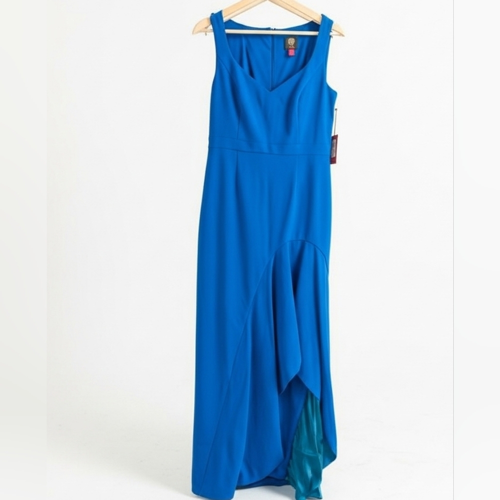 Vince Camuto Vibrant Blue High Low Dress